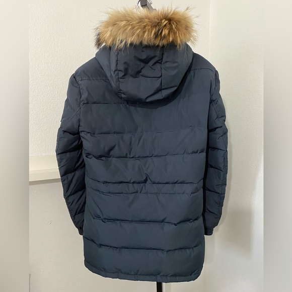 Moncler Riviere Giubotto Down Parka Jacket Navy Vintage Winter Puffer - Picture 4 of 17